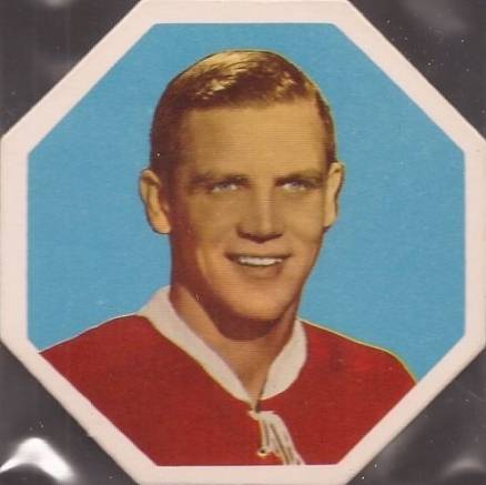 1963 York Peanut Butter White Backs Ralph Backstrom #27 Hockey Card