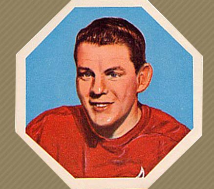 1963 York Peanut Butter White Backs Andre Pronovost #43 Hockey Card