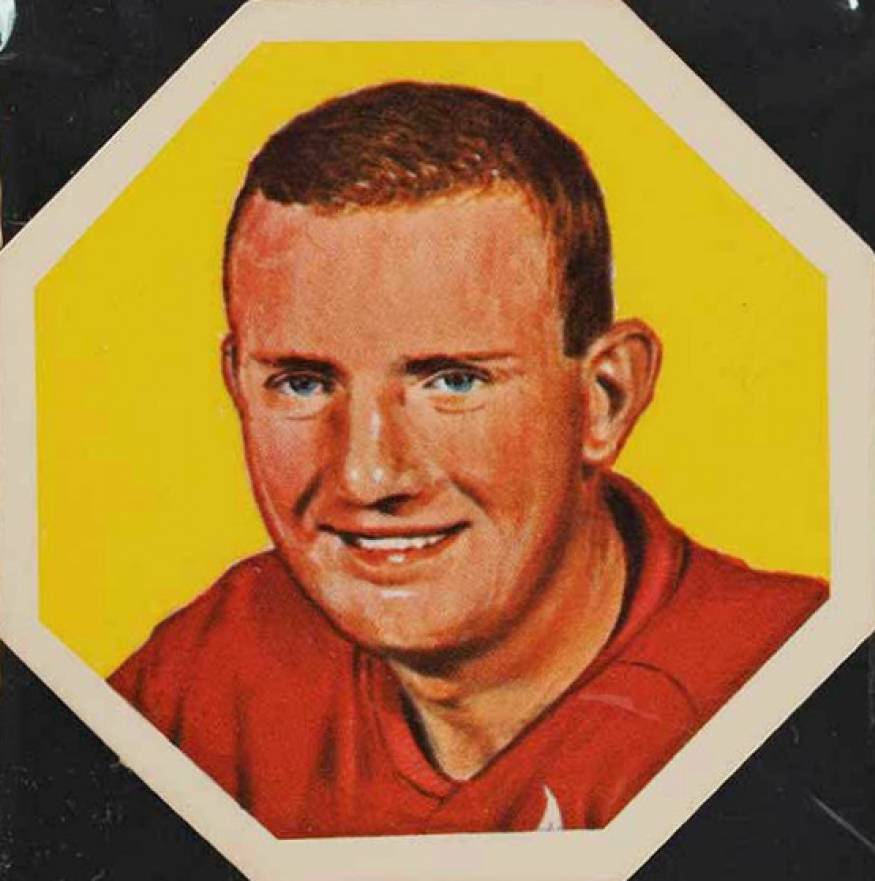 1963 York Peanut Butter White Backs Doug Barkley #46 Hockey Card