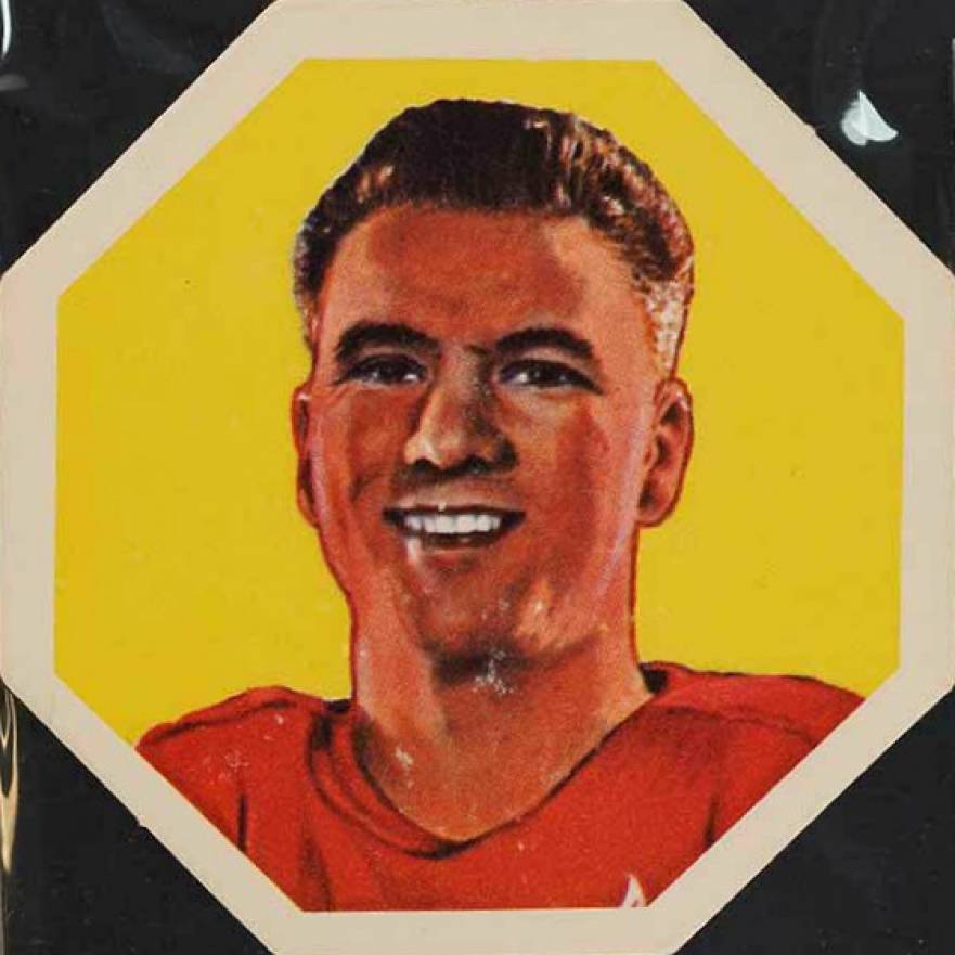 1963 York Peanut Butter White Backs Norm Ullman #47 Hockey Card