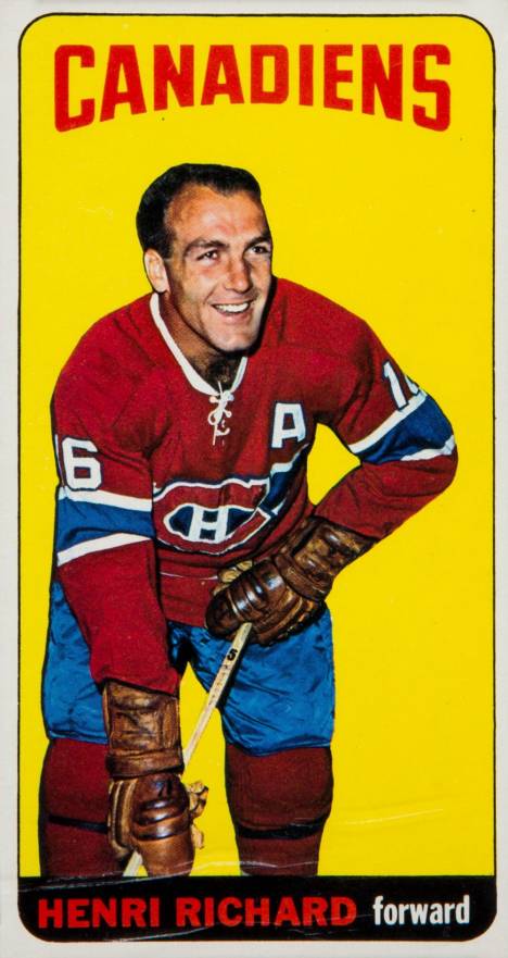 1964 Topps Hockey Henri Richard #48 Hockey Card