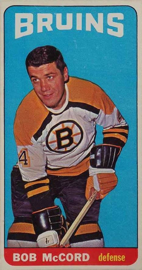 1964 Topps Hockey Bob McCord #10 Hockey Card