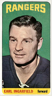 1964 Topps Hockey Earl Ingarfield #65 Hockey Card