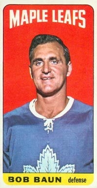 1964 Topps Hockey Bob Baun #57 Hockey Card
