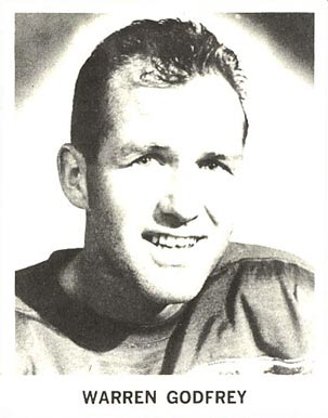 1965 Coca-Cola Warren Godfrey Detroit Red Wings # Hockey Card