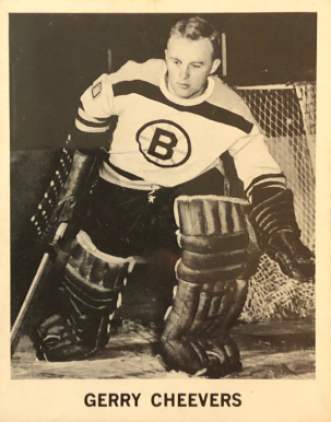 1965 Coca Cola Gerry Cheevers Boston Bruins #5 Hockey Card