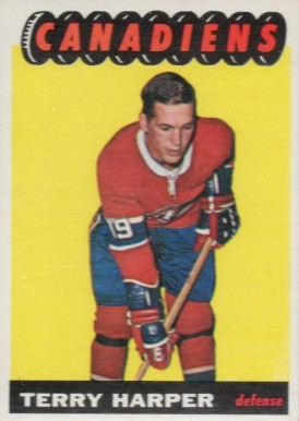 1965 Topps Terry Harper #68 Hockey Card