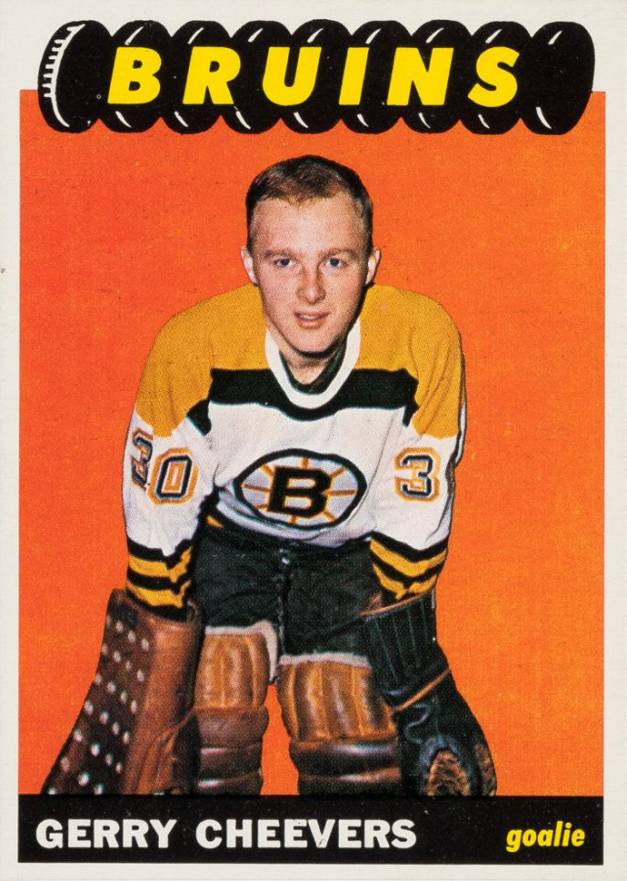 1965 Topps Gerry Cheevers #31 Hockey Card