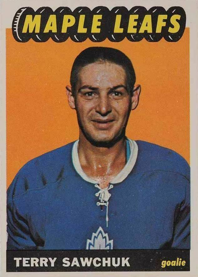 1965 Topps Terry Sawchuk #12 Hockey Card