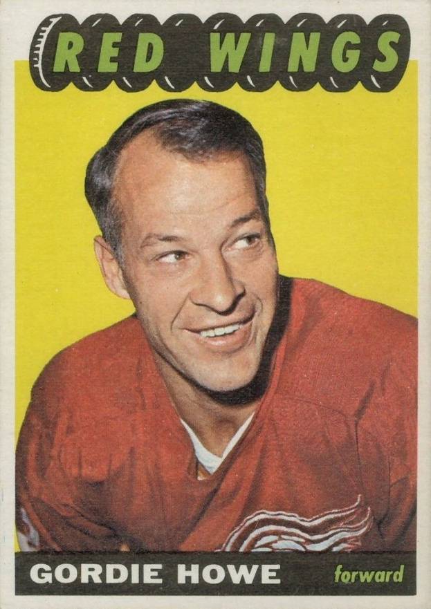 1965 Topps Gordie Howe #108 Hockey Card
