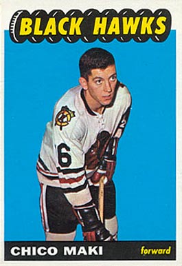 1965 Topps Chico Maki #117 Hockey Card