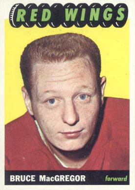 1965 Topps Bruce MacGregor #110 Hockey Card