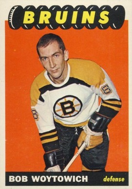 1965 Topps Bob Woytowich #100 Hockey Card