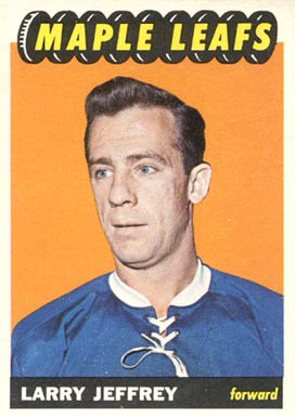 1965 Topps Larry Jeffrey #83 Hockey Card