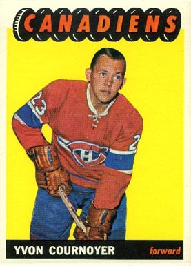 1965 Topps Yvan Cournoyer #76 Hockey Card