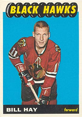 1965 Topps Bill Hay #62 Hockey Card