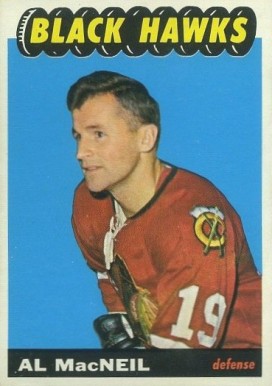 1965 Topps Al McNeil #57 Hockey Card