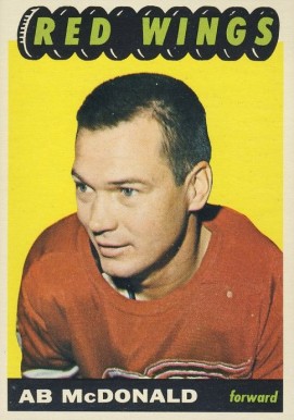 1965 Topps Ab McDonald #50 Hockey Card