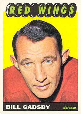 1965 Topps Bill Gadsby #44 Hockey Card