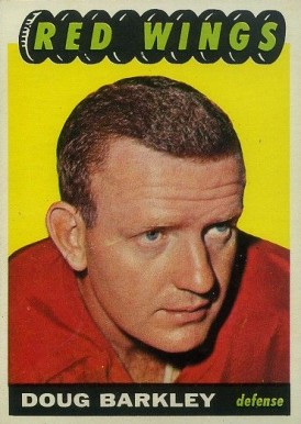 1965 Topps Doug Barkley #43 Hockey Card
