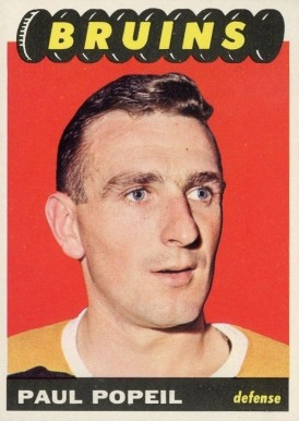 1965 Topps Paul Popiel #40 Hockey Card