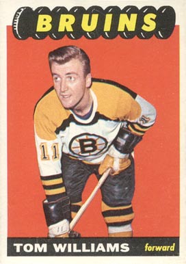 1965 Topps Tom Williams #35 Hockey Card