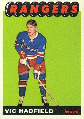 1965 Topps Vic Hadfield #27 Hockey Card