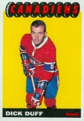 1965 Topps Dick Duff #7 Hockey Card