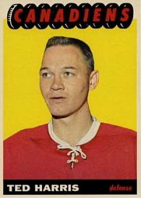 1965 Topps Ted Harris #5 Hockey Card