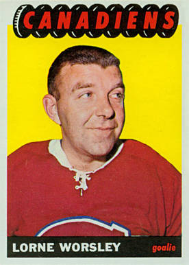 1965 Topps Lorne Worsley #2 Hockey Card