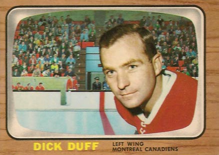 1966 Topps Dick Duff #71 Hockey Card