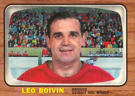 1966 Topps Leo Boivin #50 Hockey Card