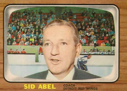 1966 Topps Sid Abel #42 Hockey Card