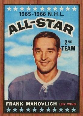 1966 Topps Frank Mahovlich #131 Hockey Card