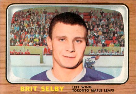 1966 Topps Brit Selby #18 Hockey Card