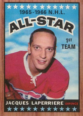 1966 Topps Jacques Laperriere #122 Hockey Card