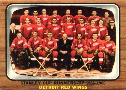 1966 Topps Detroit Red Wings #119 Hockey Card