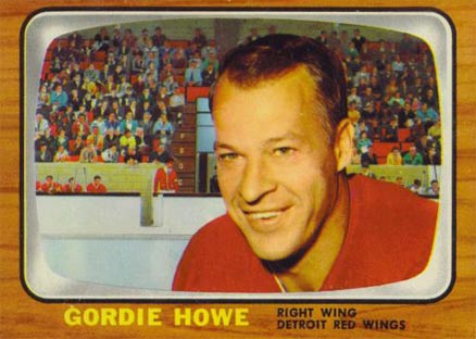 1966 Topps Gordie Howe #109 Hockey Card