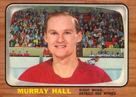 1966 Topps Murray Hall #105 Hockey Card
