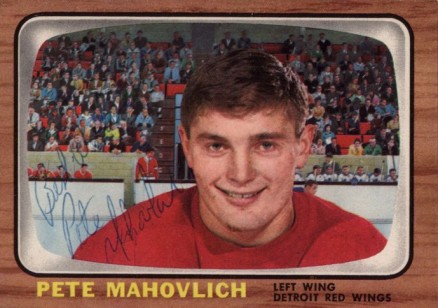 1966 Topps Peter Mahovlich #103 Hockey Card