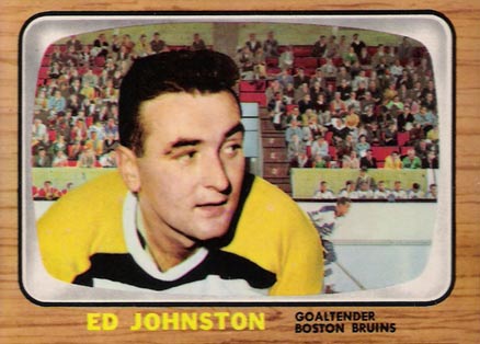 1966 Topps Ed Johnston #99 Hockey Card