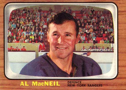 1966 Topps Al MacNeil #89 Hockey Card