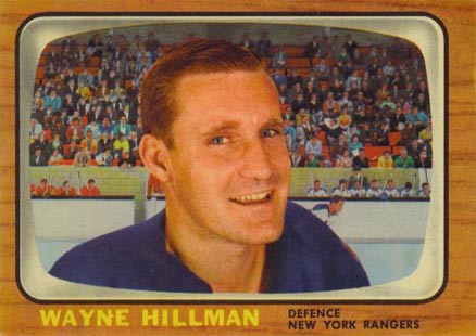 1966 Topps Wayne Hillman #87 Hockey Card
