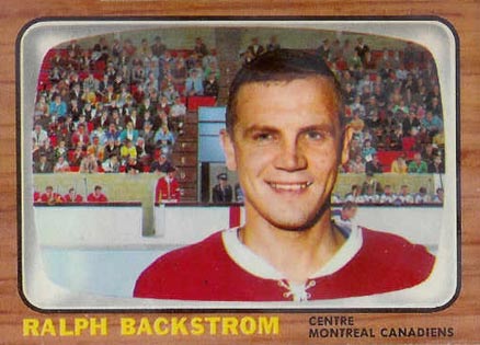 1966 Topps Ralph Backstrom #75 Hockey Card