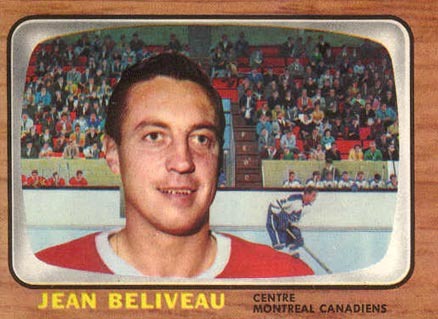 1966 Topps Jean Beliveau #73 Hockey Card