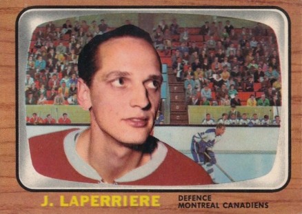 1966 Topps Jacques Laperriere #67 Hockey Card