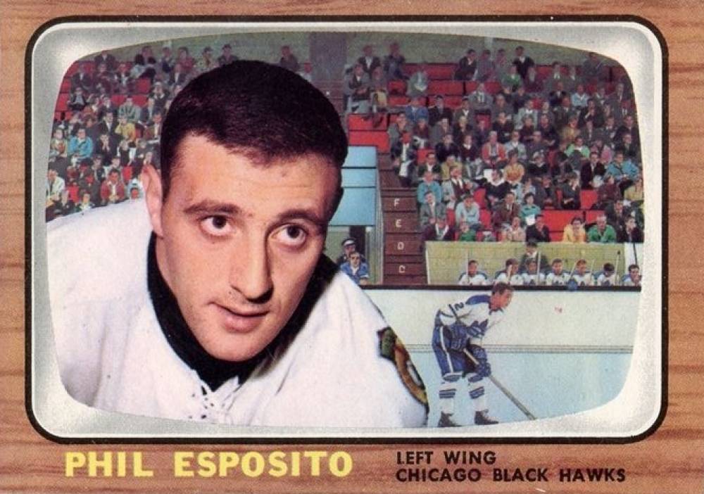 1966 Topps Phil Esposito #63 Hockey Card