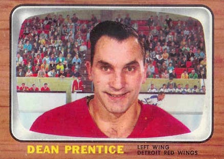 1966 Topps Dean Prentice #45 Hockey Card