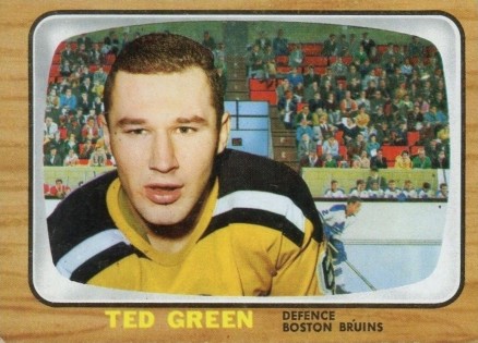 1966 Topps Ted Green #37 Hockey Card