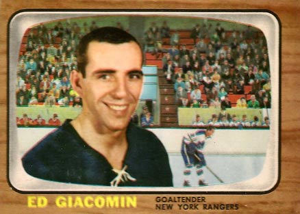 1966 Topps Ed Giacomin #23 Hockey Card